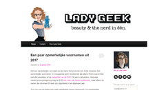 Desktop Screenshot of ladygeek.nl